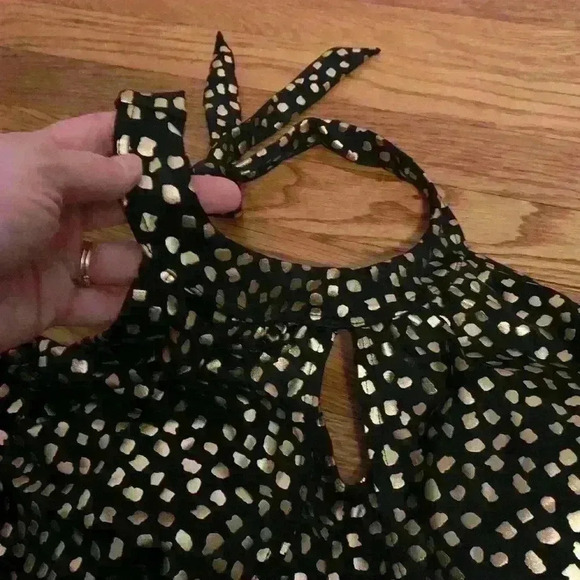 Swimsuits For All Gold and Black Blouson one piece Plus Size 26 - Picture 5 of 15